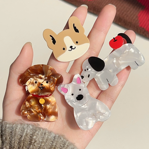 กิ๊บติดผม Yi YHJ สำหรับผู้หญิง มีสินค้าพร้อมส่ง ลายการ์ตูนน่ารัก กิ๊บอะซิเตทรูปสุนัข กิ๊บปากเป็ด กิ๊บติดข้างผม สำหรับเด็กผู้หญิง สั่งทำได้ จัดส่งรวดเร็ว - Product Image 4