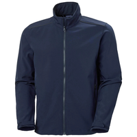Veste en toile tendance OEM de 220 grammes pour hommes pour l'automne hiver couleur unie col montant coupe-vent chaud fermeture éclair avant décontracté extérieur