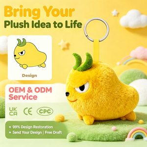 Llavero de Peluche de <span class=keywords><strong>Mango</strong></span> Amarillo Personalizado, Muñeco de Fruta Tropical Realista para Hoteles, Resorts y Tiendas de Regalos - Product Image 1