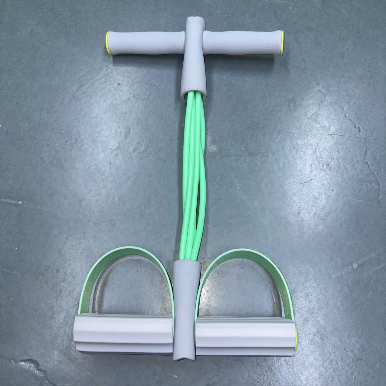 Six-tube gray-green color-blocked PVC anti-breakage model