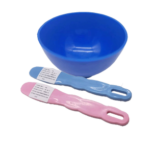 Équipement dentaire Bol mélangeur en plastique bleu pour laboratoire dentaire - Product Image 2