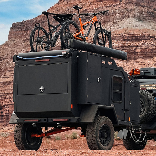 2024 Ecocampor  Mini RV Off-Road Teardrop Camper Trailer Mobile Function Caravan Wholesale