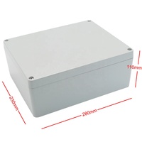 Boîtier de jonction en aluminium étanche IP67 durable pour l'extérieur, pour la protection des câbles et des fils
