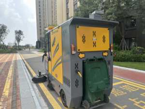 शुद्ध इलेक्ट्रिक स्व-चालित सड़क सफाई वाहन पूर्ण बंद डिजाइन उच्च दबाव पानी बंदूक स्वचालित व्यापक - Product Image 4