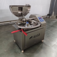 Ticari Yüksek Hızlı Paslanmaz Çelik Et Doğrama Makinesi, Sosis ve Sebze Doğrayıcı Mikser, Restoran ve Kasap İşlemleri İçin