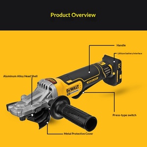 Herramienta Eléctrica Inalámbrica DCG413B/FB, Amoladora Angular sin Escobillas de 9000 RPM para Cortar, Pulir y Grabar Metal, con Batería de Litio Recargable, DCG413FB - Product Image 5