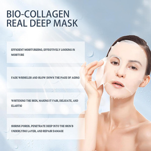 Masque facial en feuille pour enfants, personnalisable, à marque privée, <span class=keywords><strong>beauté</strong></span> naturelle, anti-âge, lissant, au collagène fondant et à l'acide hyaluronique - Product Image 4