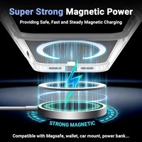 Nouvelle coque de téléphone magnétique transparente pour iPhone 17, étui antichoc en acrylique transparent pour iPhone 18, 17 Air, 16, 15 Pro Max