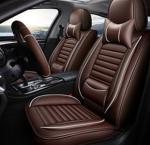 ผ้าคลุมเบาะรถยนต์หนัง PU ขนาดพอดีอเนกประสงค์,สำหรับรถยนต์ห้าที่นั่ง - Product Image 3