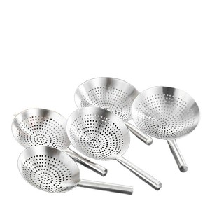Stainless Steel Strainer 201 Metal Large Kitchen Oil Separator For Cooking Frying Use - Product Image 5