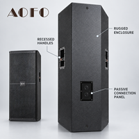 Enceinte professionnelle double 15 pouces SRX-725, pleine gamme, 2 canaux, pour DJ, discothèque, son surround pour fêtes