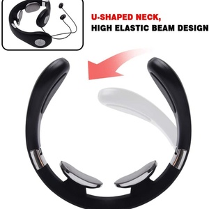 Home Use 2 in 1 Electric Neck Massager <b>Wireless</b> Neckband Massage Earphone Instrument - Product Image 2