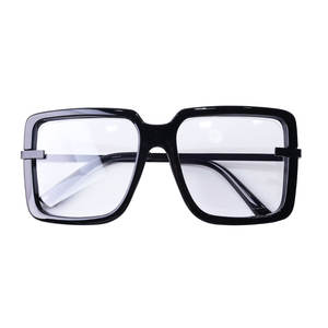 Gafas con montura cuadrada grande O3-40049 con filtro de luz azul para mujer, montura completa con lentes de PC, estilo coreano, monturas de gafas a la moda. - Product Image 5