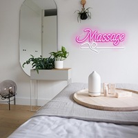 Enseigne Murale LED Néon Décorative pour Salons de Massage, Bains de Pieds, Bars, Spas, Salons de Beauté, Centres de Bien-être – Enseigne Artistique Esthétique