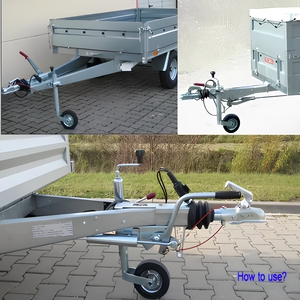 Nouvelle <span class=keywords><strong>roue</strong></span> de guidage en acier au carbone résistant à la corrosion, charge maximale 150 kg, <span class=keywords><strong>pour</strong></span> caravane australienne, bateau, <span class=keywords><strong>remorque</strong></span> utilitaire, vente en gros OEM - Product Image 3