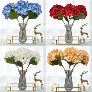 Flor de Hortensia Artificial de Tallo Único, Flor de Seda de 10cm-30cm, Decoración para Bodas y Hogar - Product Image 4