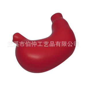Pelota de Espuma de PU con Simulación de Presión de Estómago, Color Rojo, para Niños, Alivio del Estrés, Pelota de Yoga - Product Image 4