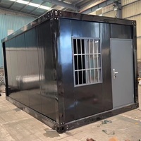 Maison conteneur modulaire en acier de 20 pieds, chambre à coucher détachable, préfabriquée, écologique, avec panneaux sandwich EPS étanches, pour écoles et centres commerciaux