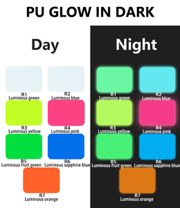 เรนลิทง ขายดี ฟิล์มรีดร้อนเรืองแสงในที่มืด Easyweed Cut PU สำหรับงานพิมพ์ลายเสื้อยืดและเสื้อผ้า - Product Image 2