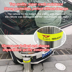 <span class=keywords><strong>Bolardos</strong></span> Eléctricos Hidráulicos con Control Remoto IWA 14-1, <span class=keywords><strong>Bolardos</strong></span> Automáticos de Acero Arquitectónico que se Elevan para Entradas de Vehículos - Product Image 4