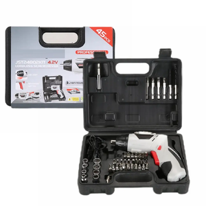 Ensemble de 45 tournevis sans fil Li-ion 4,8 V, <span class=keywords><strong>perceuse</strong></span> électrique rechargeable avec embouts, mini kit de tournevis électrique - Product Image 5