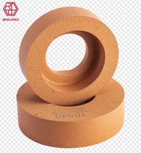 Roue de polissage orange Jinlong Roue de serrage à l'eau pour verre sur la machine à border Arris et position de polissage - Product Image 1