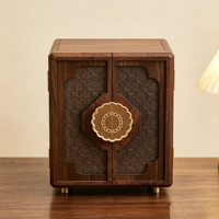 Luxueuse Boîte à Bijoux/Armoire à Bijoux en Bois Rectangulaire à Double Porte Grande Taille, Nouvelle Collection Chinoise Tancy 2026, pour Bagues