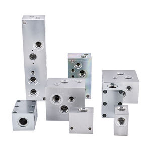 Изготовленное на заказ инженерное оборудование набор гидравлических клапанов из алюминиевого чугуна гидравлический клапан управления гидравлический вилочный погрузчик - Product Image 3