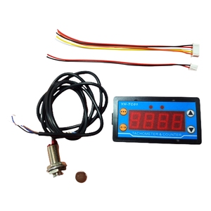 Tacómetro Digital YH-TC01 DC 9-24V 5A, Medidor de Velocidad LED de Alta Precisión de 4 Bits, Sensor de Proximidad Hall, Medidor de Velocidad del Motor - Product Image 1