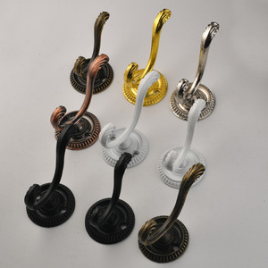 Antique Style Wall Hooks Zinc Alloy Round Durable For Clothing Behind Doors On Walls - Product Image 1