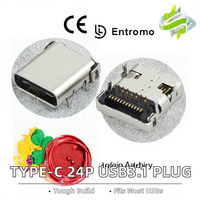 ZhuSun Jack USB 3.1 Typ-C Buchse Frontstecker DSC-0083 LCP-Material 0,5m Länge