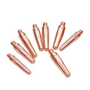 หัวเชื่อมแก๊สป้องกันแบบ M6 ทำจากทองแดงผสมโครเมียม-เซอร์โคเนียม เกรด 8.8 พร้อมตัวนำลวดสำหรับงานกลึงความแม่นยำสูง หัวเชื่อมแบบมีน้ำหนักสำหรับหุ่นยนต์ - Product Image 1