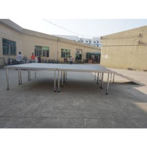 Escenario Portátil Moderno de Aluminio con Altura Ajustable y Certificación CE, Fácil de Montar para Fiestas, Conciertos y Eventos de Espectáculos - Product Image 6