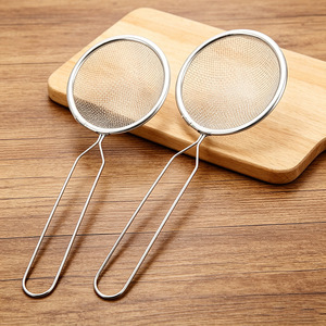 Friteuse domestique en acier inoxydable, passoire de cuisine, passoire à nouilles, passoire à mailles fines pour jus de fruits, lait de soja, farine. - Product Image 4
