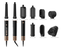Nouveau design, styler à air chaud 9 en 1 avec diffuseur, multi-styler, sèche-cheveux professionnel, brosse lissante pour cheveux