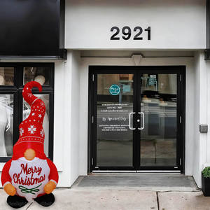 Gnomos Navideños Inflables de 4 Pies con Luces LED, Resistentes al Agua, Alimentados por CC, Decoración para Jardín y Hogar - Product Image 4