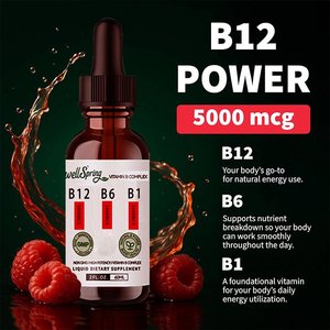Fabricante de Marca Privada, Suplemento Natural Orgánico para el Sistema Nervioso, Complejo de Vitamina B en Gotas Líquidas - Product Image 2