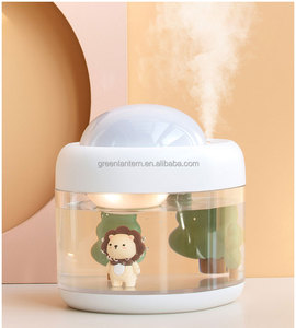 Humidificador de vapor frío recargable por USB para bebé, Mini humidificador bonito con luz nocturna, proyector de estrellas para niños y niñas - Product Image 1