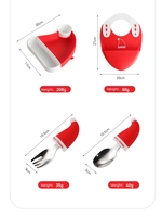 Cuillère de Noël en Acier Inoxydable Cuillère et Fourchette de Noël avec Boîte Cadeau