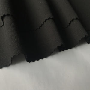 Shaoxing textile stock 63% rayonne 32% nylon 5% sp ponti roma tricot tissu pour vêtement - Product Image 4