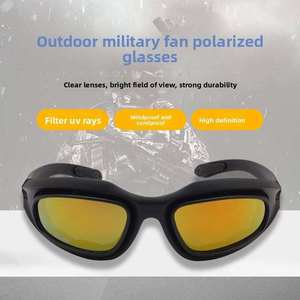 <span class=keywords><strong>Gafas</strong></span> <span class=keywords><strong>de</strong></span> Tiro Tácticas para Exteriores, 4 Lentes Intercambiables, <span class=keywords><strong>Gafas</strong></span> <span class=keywords><strong>de</strong></span> Sol <span class=keywords><strong>Deportivas</strong></span> Polarizadas, Protección UV400 para Ciclismo, Venta al Por Mayor - Product Image 3