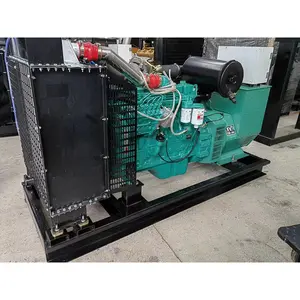 CUMMINS 375kva/300kw im lặng loại Diesel Máy phát điện biến tần 230V/12V alternator điện đốc làm mát bằng nước động cơ 3 mở