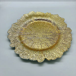 Juego de Vajilla para Cena al por Mayor, <span class=keywords><strong>Cubiertos</strong></span> Resistentes, Platos de Plástico con Borde Plateado <span class=keywords><strong>y</strong></span> Dorado para Bodas, Fiestas <span class=keywords><strong>y</strong></span> Eventos - Product Image 5