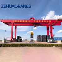 Grue portique automatisée sur rail pour la manutention de conteneurs en entrepôt, destinée aux ports, terminaux ferroviaires et hubs logistiques