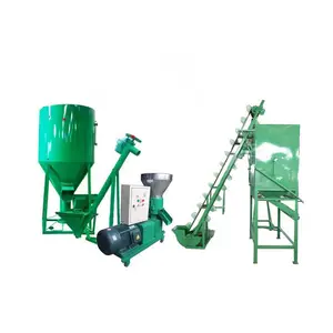 500-800kg/hour Chicken Feed Machine Poultry Pellet making Machine cow goat Feed Pellet Production Line