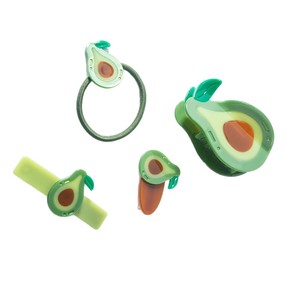 กิ๊บติดผมอะโวคาโด Chasesun ขนาด 6.5 ซม. กิ๊บหนีบผมขนาดเล็กสำหรับผู้หญิง เครื่องประดับผมแฟชั่นลำลอง - Product Image 5