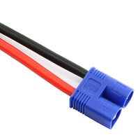 Adaptateur de chargeur d'équilibrage RC 30 cm, prise banane mâle 4 mm, connecteur mâle EC3, câble de charge de batterie Lipo 14AWG en silicone nylon/PVC