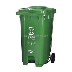 Rifiuti mobili da 120L e riciclaggio di plastica grande secchio di stoccaggio contenitore dell'immondizia da fornitori Premium
