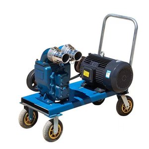 Hand Push Sludge <b>Pump</b> 3 Inch Electric Motor For Sewage And Fecal <b>Waste</b> Handling - Product Image 4