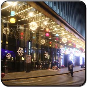 Asılı katlanabilir 3D LED modelleme Motif topu noel cadılar bayramı kapalı açık ev dekorasyon için ışık dize ışıkları IP65 - Product Image 5